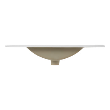 Ancillary 3-Hole 20 in. W x 18.25 in. D Classic Contemporary Rectangular Ceramic Single Sink Basin Vanity Top